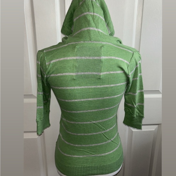 RARE VINTAGE Y2K/2000s Abercrombie and Fitch Adirondack Knit Hoodie,100% Cotton - Picture 2 of 4